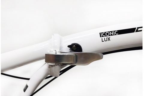 Bicicletas plegables Aluminio Iconic Lux Blanca 2