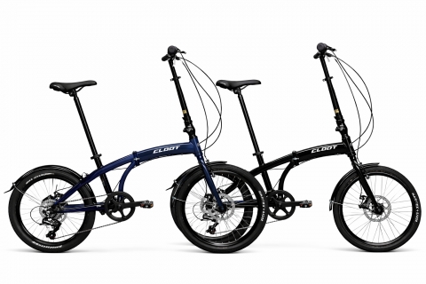 Bicicleta plegables Aluminio 20\" Iconic Lux Disc  Negra 2