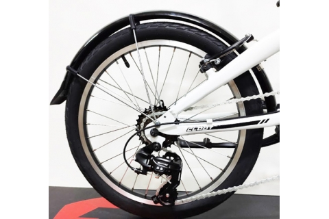 Bicicletas plegables Aluminio 20\" New Iconic Lux Blanca 3