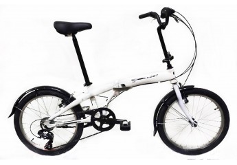 Bicicletas plegables Aluminio Iconic Lux Blanca