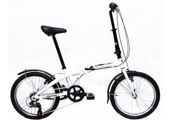 Bicicletas plegables Aluminio 20" New Iconic Lux Blanca