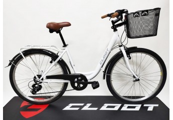 Bicicletas de paseo Cloot Relax 26" Blanca