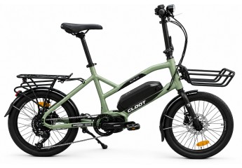 Ebike Mini Cargo E-VOLT LITE 3.0 Motor Central Shimano E5100 bATERIA 540WH Verde