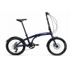Bicicleta plegable Aluminio 20" Iconic Lux  Disc Azul 0