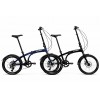 Bicicleta plegables Aluminio 20" Iconic Lux Disc  Negra 2
