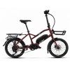 Ebike Mini Cargo E-VOLT LITE 3.0 Motor Central Shimano Granate 0